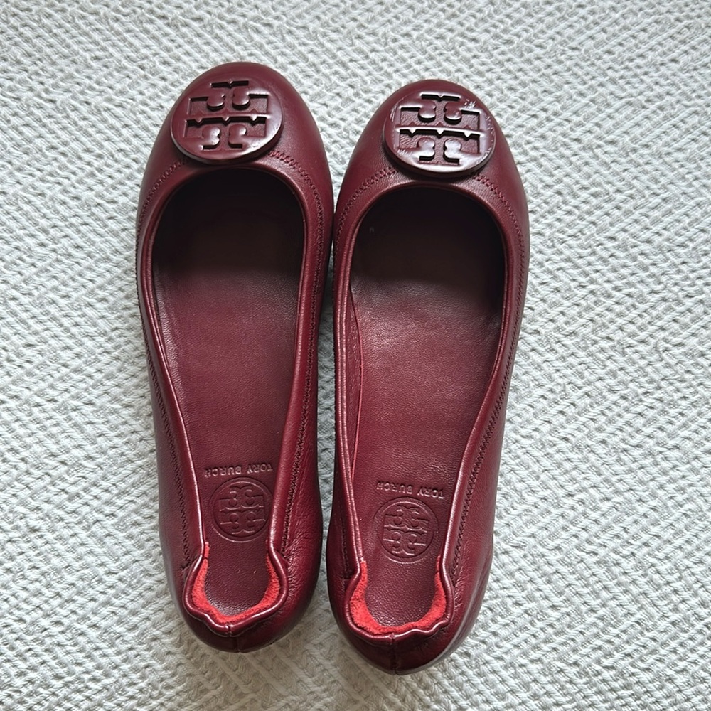 Tory Burch Minnie Travel Ballet Flat (Women) size 5.5 (eu size 36)